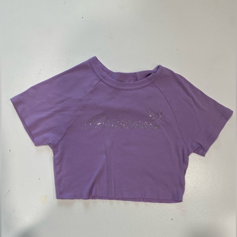 pacsun x playboy rhinestone princess tank top!